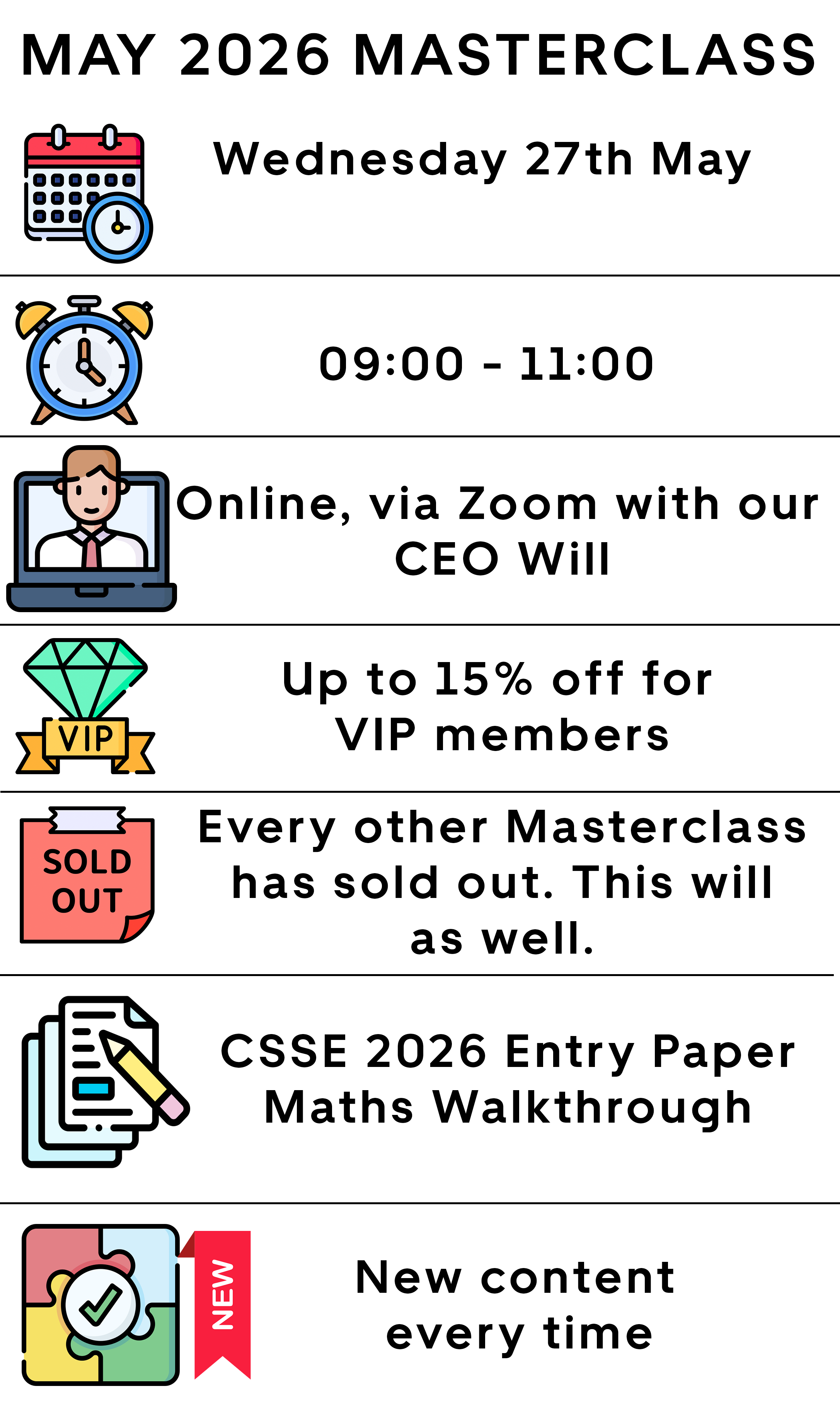 2026 May Masterclass Info 2026 May Masterclass Info